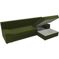 Угловой диван Лига диванов Челси 105338 (правый, зеленый)