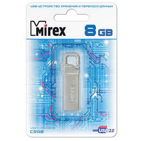 USB Flash Mirex Crab 8GB (серебристый)