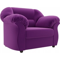 Интерьерное кресло Лига диванов Карнелла 105845 (микровельвет, фиолетовый)