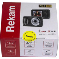 Фотоаппарат Rekam iLook S745i (темно-серый)