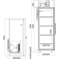 Торговый холодильник Polair Standard CV114-S