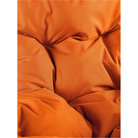 Подвесное кресло M-Group Капля Лори 11530407 (черный ротанг/оранжевая подушка)
