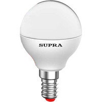 Светодиодная лампочка Supra SL-LED-PR-G45 E14 8 Вт 3000 К [SL-LED-PR-G45-8W/3000/E14]