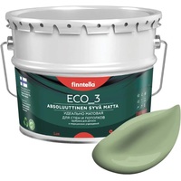 Краска Finntella Eco 3 Wash and Clean Sypressi F-08-1-9-LG91 9 л (светло-зеленый)