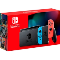 Игровая приставка Nintendo Switch 2019 (с неоновыми Joy-Con)