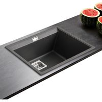 Кухонная мойка Aquasanita Delicia SQD100AW (black metallic 601)