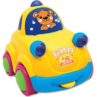 Интерактивная игрушка Азбукварик Музыкальная машинка 4680019282480 (желтый)