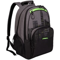 Городской рюкзак Grizzly RU-030-41 (черный/салатовый)