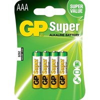 Батарейка GP Super Alkaline AAA 4 шт.
