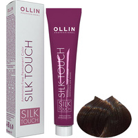 Крем-краска для волос Ollin Professional Silk Touch 6/1 темно-русый пепельный