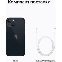 Смартфон Apple iPhone 13 mini 256GB Восстановленный by Breezy, грейд B (полуночный)
