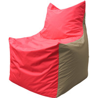 Кресло-мешок Flagman Фокс Ф2.1-171 (красный/бежевый)