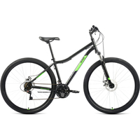 Велосипед Altair MTB HT 29 2.0 D р.19 2022 (черный/ярко-зеленый)