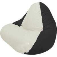 Кресло-мешок Flagman Релакс Г4.1-010 (белый/черный)