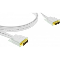 Кабель Kramer Electronics DVI - DVI C-DM/DM/FLAT(W)-15 (4.6 м, белый)