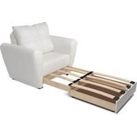 Кресло-кровать Мебель-АРС Квартет (экокожа, белый)