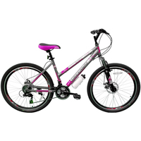 Велосипед Greenway Colibri-H 26 2019 (серый/розовый)