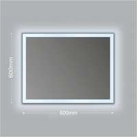  Алмаз-Люкс Зеркало с подсветкой ЗП-25 80х60