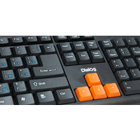 Клавиатура Dialog KS-020U (черный/оранжевый)