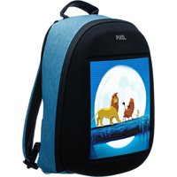 Школьный рюкзак Pixel One Blue Sky PXONEBS02 (голубой)