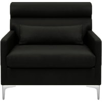 Интерьерное кресло Brioli Отто (экокожа, L22 черный)