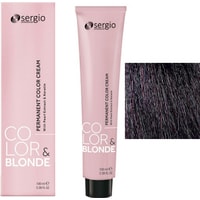 Крем-краска для волос Sergio Professional Color&Blonde 4.62 коричневый пурпурный