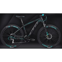 Велосипед LTD Rocco 760 27.5 2021 (черный/бирюзовый)