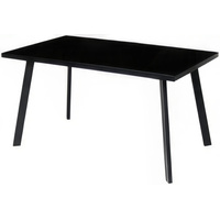 Кухонный стол M-City Фин 140 464M04118 (черный/черный)