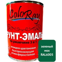 Грунт-эмаль ColoRay 3 в 1 зеленый мох (0.9 кг)