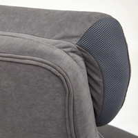 Кресло TetChair Duke (флок/ткань, серый/серый)