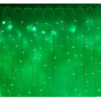 Световой дождь Luazon Занавес 1440 Led 3W (2x6 м, зеленый) [1080259]