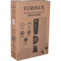 Масляный радиатор Eurolux ОМПТ-EU-9НB 67/3/17