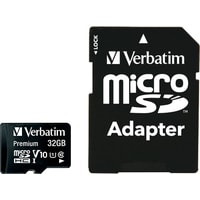 Карта памяти Verbatim Premium 44083 32GB + адаптер