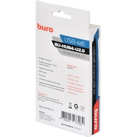 USB-хаб Buro BU-HUB4-U2.0