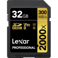 Карта памяти Lexar Professional 2000x SDHC LSD2000032G-BNNNG 32GB