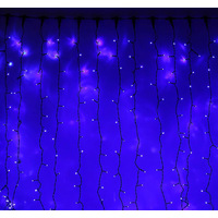Световой дождь Luazon Занавес (2x6 м, синий) [1080290]