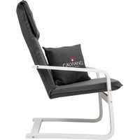 Интерьерное кресло Calviano Soft 1 (серый) в Солигорске