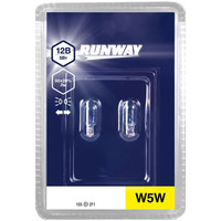 Лампа накаливания Runway W5W RW-W5W-b 2шт