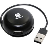 USB-хаб  5bites HB24-200BK