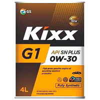 Моторное масло Kixx G1 SN Plus 0W-30 4л