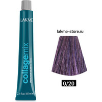 Крем-краска Lakme 0/20 Collagemix Creme Hair Color Mix Tones