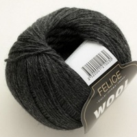 Пряжа для вязания FELICE 3 пряжа (темно-серый)