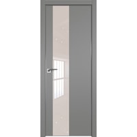 Межкомнатная дверь ProfilDoors 5E 60x200 (грей/стекло перламутровый лак)