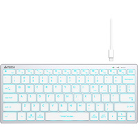 Клавиатура A4Tech Fstyler FX61 (серебристый/белый)