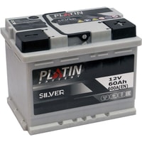Автомобильный аккумулятор Platin Silver R+ (60 А·ч)