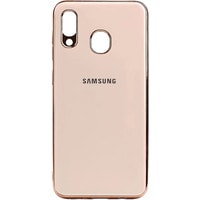 Чехол для телефона EXPERTS Plating Tpu для Samsung Galaxy A20/A30 (розово-золотой)
