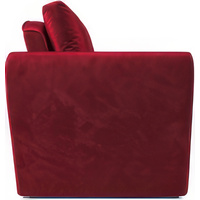 Кресло-кровать Мебель-АРС Квартет (бархат, красный Star Velvet 3 Dark Red)