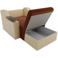 Кресло-кровать Лига диванов Сенатор 100702 60 см (коричневый/бежевый)