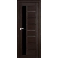 Межкомнатная дверь ProfilDoors 37X 60x200 (венге мелинга/стекло триплекс черный)