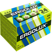 Батарейка Ergolux Alkaline AAA 24 шт. LR03 BP-24